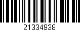Código de barras (EAN, GTIN, SKU, ISBN): '21334938'