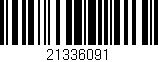 Código de barras (EAN, GTIN, SKU, ISBN): '21336091'