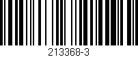 Código de barras (EAN, GTIN, SKU, ISBN): '213368-3'