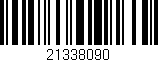Código de barras (EAN, GTIN, SKU, ISBN): '21338090'