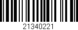 Código de barras (EAN, GTIN, SKU, ISBN): '21340221'