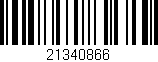 Código de barras (EAN, GTIN, SKU, ISBN): '21340866'