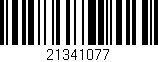 Código de barras (EAN, GTIN, SKU, ISBN): '21341077'
