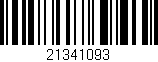 Código de barras (EAN, GTIN, SKU, ISBN): '21341093'