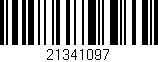 Código de barras (EAN, GTIN, SKU, ISBN): '21341097'