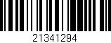 Código de barras (EAN, GTIN, SKU, ISBN): '21341294'