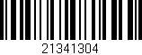 Código de barras (EAN, GTIN, SKU, ISBN): '21341304'