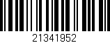 Código de barras (EAN, GTIN, SKU, ISBN): '21341952'