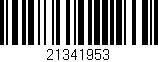 Código de barras (EAN, GTIN, SKU, ISBN): '21341953'