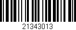Código de barras (EAN, GTIN, SKU, ISBN): '21343013'