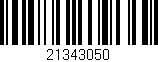 Código de barras (EAN, GTIN, SKU, ISBN): '21343050'