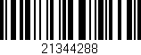 Código de barras (EAN, GTIN, SKU, ISBN): '21344288'