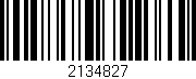 Código de barras (EAN, GTIN, SKU, ISBN): '2134827'