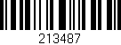 Código de barras (EAN, GTIN, SKU, ISBN): '213487'