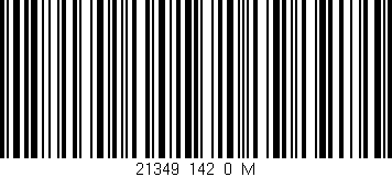 Código de barras (EAN, GTIN, SKU, ISBN): '21349_142_0_M'