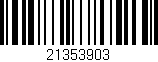 Código de barras (EAN, GTIN, SKU, ISBN): '21353903'