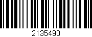 Código de barras (EAN, GTIN, SKU, ISBN): '2135490'