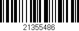 Código de barras (EAN, GTIN, SKU, ISBN): '21355486'