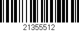 Código de barras (EAN, GTIN, SKU, ISBN): '21355512'