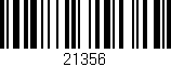 Código de barras (EAN, GTIN, SKU, ISBN): '21356'