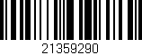 Código de barras (EAN, GTIN, SKU, ISBN): '21359290'