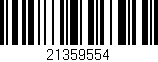 Código de barras (EAN, GTIN, SKU, ISBN): '21359554'