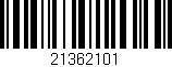 Código de barras (EAN, GTIN, SKU, ISBN): '21362101'