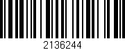 Código de barras (EAN, GTIN, SKU, ISBN): '2136244'