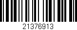 Código de barras (EAN, GTIN, SKU, ISBN): '21376913'