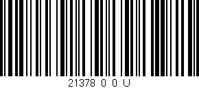 Código de barras (EAN, GTIN, SKU, ISBN): '21378_0_0_U'