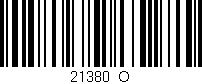 Código de barras (EAN, GTIN, SKU, ISBN): '21380_O'