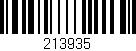 Código de barras (EAN, GTIN, SKU, ISBN): '213935'
