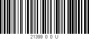 Código de barras (EAN, GTIN, SKU, ISBN): '21399_0_0_U'