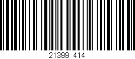 Código de barras (EAN, GTIN, SKU, ISBN): '21399/414'