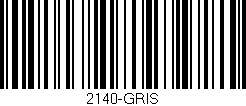 Código de barras (EAN, GTIN, SKU, ISBN): '2140-GRIS'