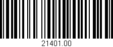 Código de barras (EAN, GTIN, SKU, ISBN): '21401.00'