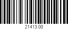 Código de barras (EAN, GTIN, SKU, ISBN): '21413.00'
