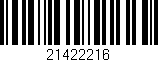 Código de barras (EAN, GTIN, SKU, ISBN): '21422216'