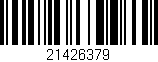 Código de barras (EAN, GTIN, SKU, ISBN): '21426379'
