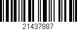 Código de barras (EAN, GTIN, SKU, ISBN): '21437887'