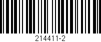 Código de barras (EAN, GTIN, SKU, ISBN): '214411-2'