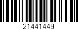 Código de barras (EAN, GTIN, SKU, ISBN): '21441449'