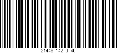 Código de barras (EAN, GTIN, SKU, ISBN): '21448_142_0_40'
