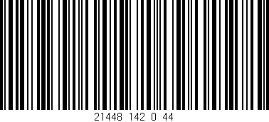 Código de barras (EAN, GTIN, SKU, ISBN): '21448_142_0_44'