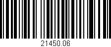 Código de barras (EAN, GTIN, SKU, ISBN): '21450.06'