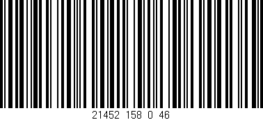 Código de barras (EAN, GTIN, SKU, ISBN): '21452_158_0_46'