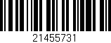 Código de barras (EAN, GTIN, SKU, ISBN): '21455731'