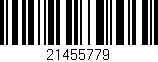 Código de barras (EAN, GTIN, SKU, ISBN): '21455779'