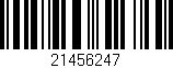 Código de barras (EAN, GTIN, SKU, ISBN): '21456247'