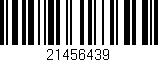 Código de barras (EAN, GTIN, SKU, ISBN): '21456439'